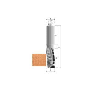 HELICAL MULTI-CUTTING ROUTER BIT